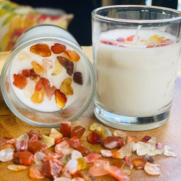 🌿Calafia Tribe🌿 Other - Carnelian Frankincense Relax, Relate, Release Candle Set